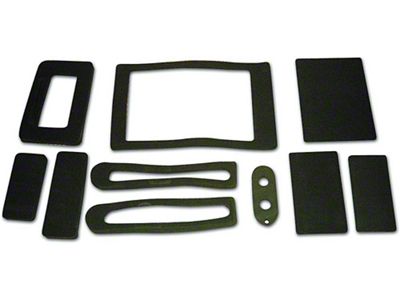 Camaro Heater Box Seal Kit, For Cars Without Air Conditioning, Big Block, 1967-1969