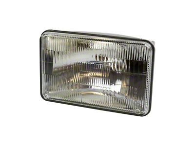 High Beam Headlight; Chrome Housing; Clear Lens (82-92 Camaro)