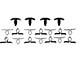 Hood to Cowl Seal Clip Set; 18-Piece (70-81 Camaro)