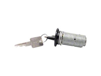 Ignition Lock Cylinder; Black (79-88 Camaro)