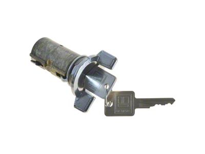 Ignition Lock Cylinder; Chrome (79-88 Camaro)