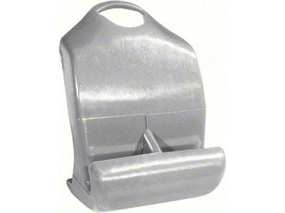 Inner Rear View Mirror Bracket Boot; Gray (1967 Camaro Convertible)