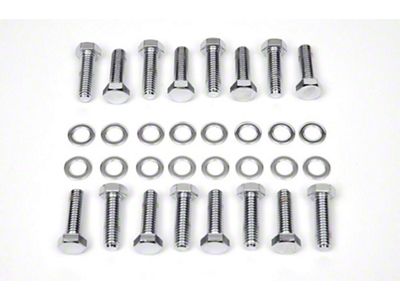 Camaro Intake Manifold Bolt Set, Big Block, Chrome, 1967-69