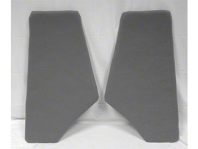 Camaro Interior Sail Panels, Rear, Uncovered, 1982-1992