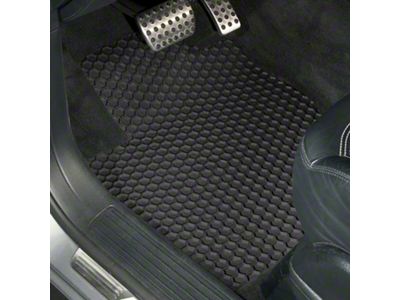 Intro-Tech Hexomat Custom Fit All-Weather Front and Rear Floor Mats; Black (82-92 Camaro)