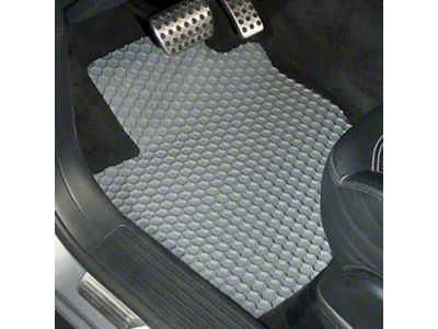 Intro-Tech Hexomat Custom Fit All-Weather Front and Rear Floor Mats; Gray (82-92 Camaro)