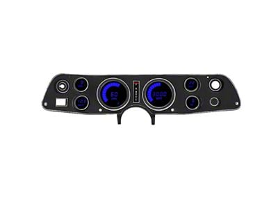 LED Digital Gauge Panel; Blue (70-81 Camaro)