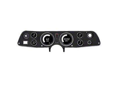 LED Digital Gauge Panel; White (70-81 Camaro)