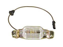 Camaro License Lamp Assembly, Reproduction, 1967-69