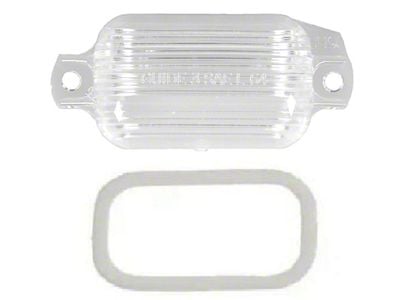 License Plate Light Lens and Gasket (67-69 Camaro)