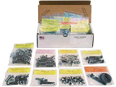 Camaro Master Engine Bolt Kit, 396/325hp, With Iron Intake,1967