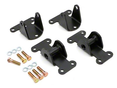 Motor and Frame Mounts; Steel; 2-9/32-Inch Tall x 2-3/8-Inch Wide (74-81 267 V8 Camaro)