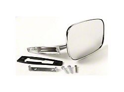 Non-Remote Exterior Mirror with Mounting Kit; Driver Side (68-69 Camaro)