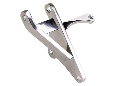 OE Style Alternator Bracket; Lower; Chrome (67-68 Big Block V8 Camaro w/ Short Water Pump)