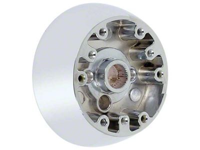 OE Style Comfort Grip Steering Wheel Hub Adapter; Chrome (1969 Camaro)