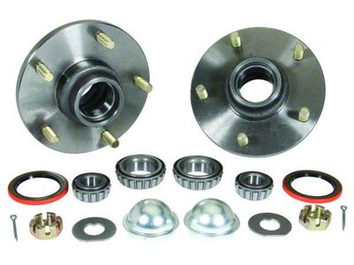 OEM Style Hub Kit; 5x4.75 Bolt Pattern (67-69 Camaro)