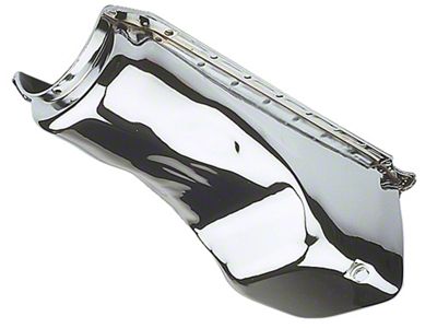 OEM Style Oil Pan; 4-Quart; Chrome (67-72 Big Block V8 Camaro)