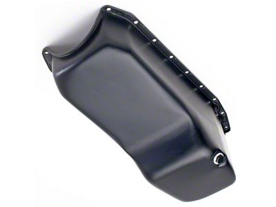 Oil Pan; 4-Quart; Asphalt Black (79-85 Small Block V8 Camaro)