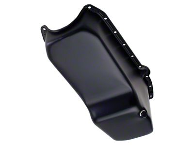 Oil Pan; 4-Quart; Asphalt Black (67-68 Small Block V8 Camaro)