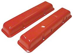 Camaro Orange OE Style Valve Covers, Small Block, Kit, 1967-1986