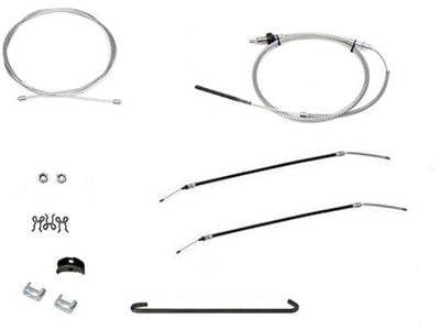 Parking Brake Cable System Kit,Complete,67-69