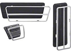 Pedal Pad Kit; 6-Piece (67-68 Camaro w/ Automatic Transmission)