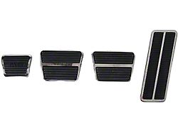 Camaro Pedal Pad & Trim Kit, For Cars With Drum Brakes & Manual Transmission, 1967-1968