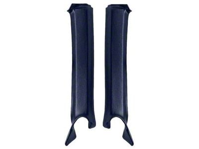 Pillar Posts Moldings; Dark Blue (1969 Camaro Coupe)