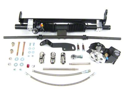 Power Rack and Pinion with Shaft Kit (70-74 Small Block V8 Camaro w/ Long Water Pump)