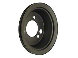 Camaro Power Steering Crankshaft Driver Pulley, 396/325-350hp, For Cars Without Air Conditioning, 1967-1968