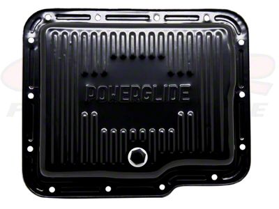 Powerglide Transmission Pan; Black (67-72 Camaro)