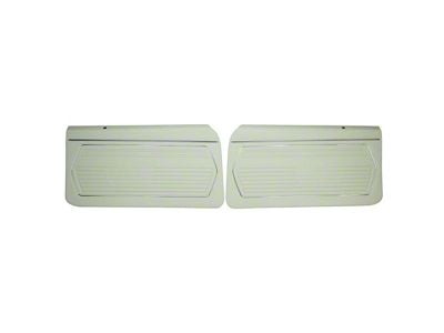 Pre-Assembled Platinum Edition Front Door Panels; White (1969 Camaro)