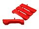 Radiator Isolator Pad Set For Small Block 3 Row; Red (68-87 Camaro)