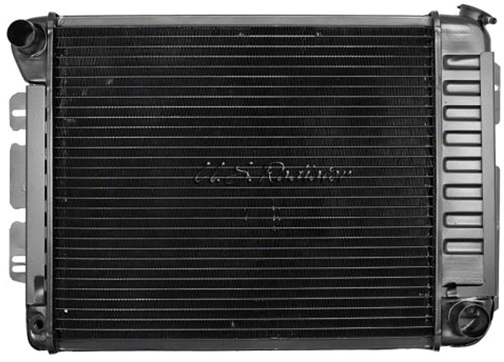 Ecklers Radiator,SB,4-Row,21 Core,Desert Cooler,w/A/T,w/o A/C,67-69