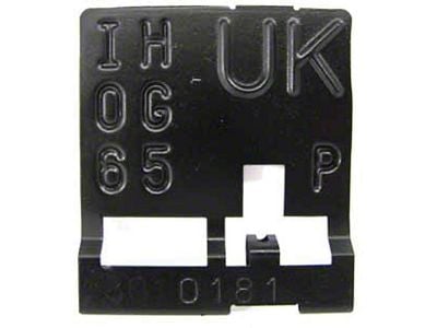 Camaro Radiator Tag, UJ Code, SS350 Manual Transmission , 1967