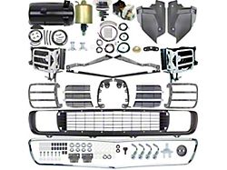 Rally Sport Hidden Headlight Grille Conversion Kit (1969 Camaro w/ Console Gauges)