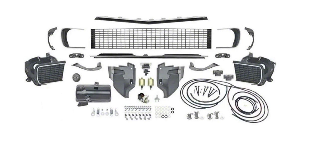 Ecklers 1968 Rs Kit W/o Vacuum Parts,chrm