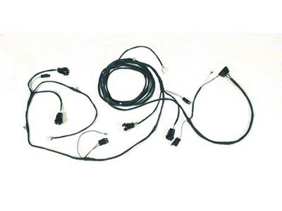 Camaro Rear Body & Taillight Wiring Harness, Rally Sport Convertible, 1968