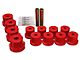 Rear Leaf Spring Bushings; Red (67-69 Camaro w/ Multi-Leaf Springs)