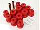 Rear Leaf Spring Bushings; Red (70-81 Camaro w/ Multi-Leaf Springs)