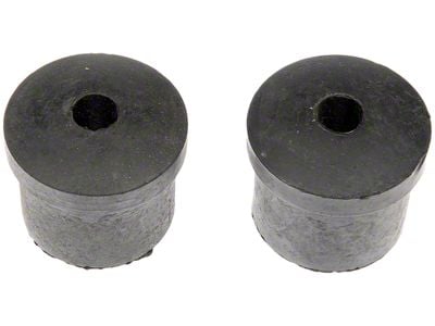 Rear Leaf Spring Shackle Bushings; Lower (67-80 Camaro)