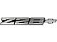 Camaro Rear Panel Emblem, Z28, Silver, 1991-1992