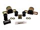 Rear Sway Bar Bushings; 2 Bolt; 0.75-Inch; Black (67-81 Camaro)