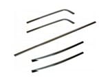 Rear Window Glass Molding Set,Coupe,67-69