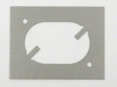 Camaro Remote Mirror Bezel, Door Panel Reinforcement Plate,1968-1969