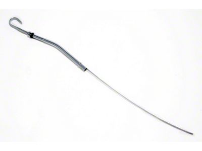 Replacement Oil Pan Dipstick; 19-Inch; Chrome (67-78 Small Block V8 Camaro)