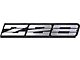 Camaro Rocker Panel Emblem, Z28, Silver, 1991-1992