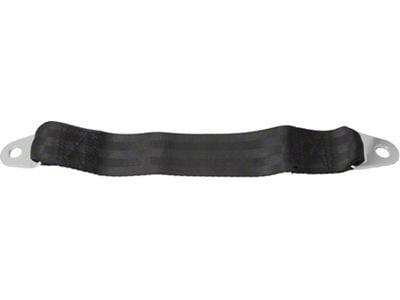 Camaro Seat Belt Extension, 12, Black, 1967-1981