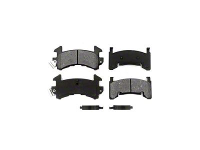 Semi-Metallic Brake Pads; Front Pair (82-92 Camaro w/o Performance Package)