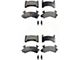 Semi-Metallic Brake Pads; Front and Rear (82-88 Camaro w/o Performance Package